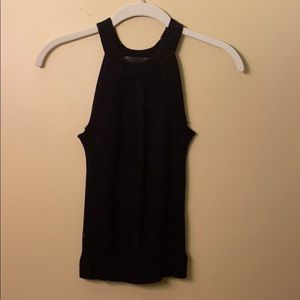 Halter sweater tank top